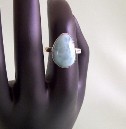 Bague Argent et Larimar